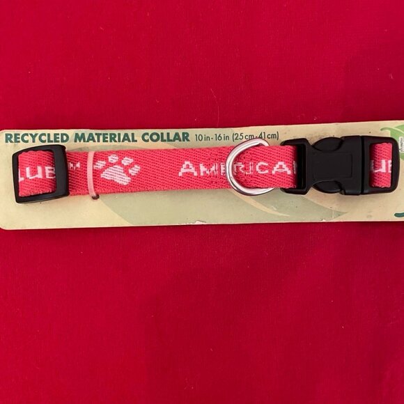 Dog Collar: Pink Paw Print Snap Buckle, Medium - Picture 1 of 2